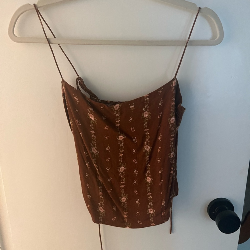 Reformation Lupe Top in Bosque